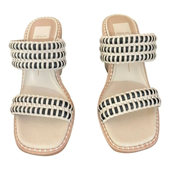 Anthropologie Dolce Vita Espadrille Wedge Summer Abigail Wedge Sandal Shoes Sz 9 - Picture 2 of 6